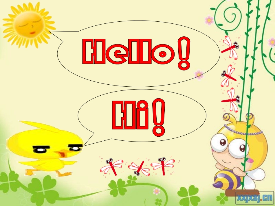 外研版--小学英语(三起)三年级上册-Module1-Unit1_第3页