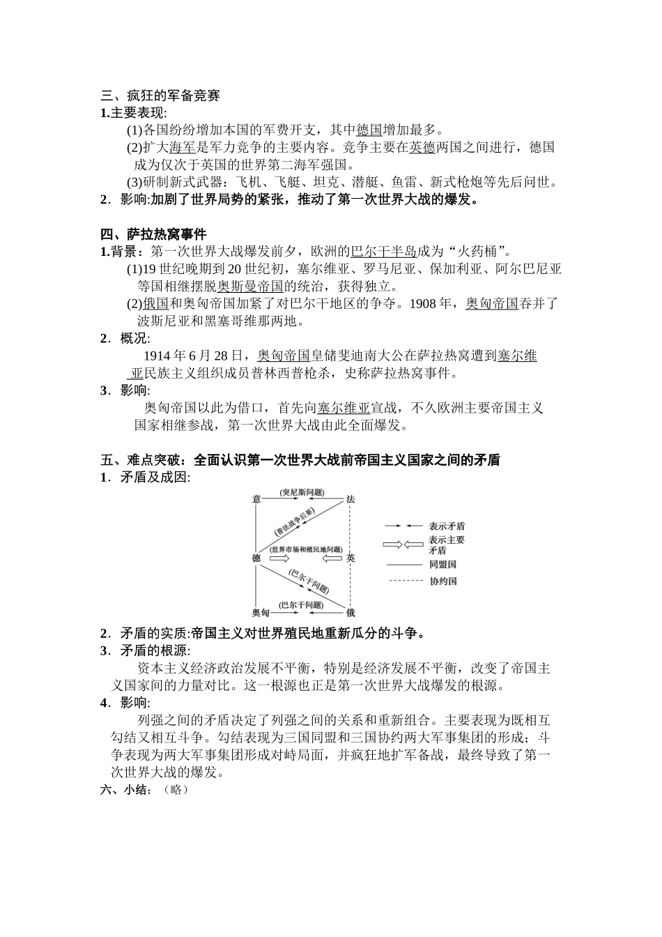 滑向世界性大战的深渊教案（人民版选修）_第2页