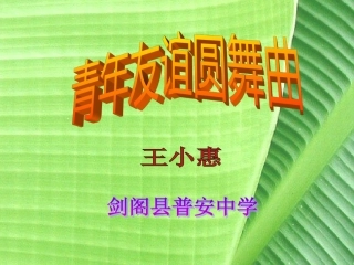 青年友谊圆舞曲