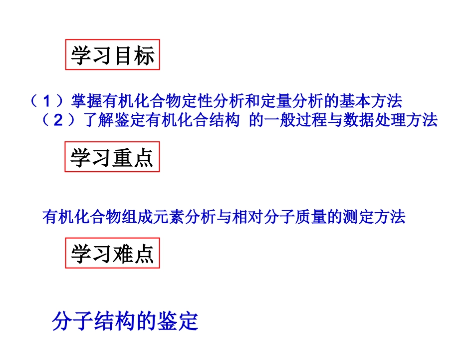 研究有机物的一般步骤与方法二_第2页