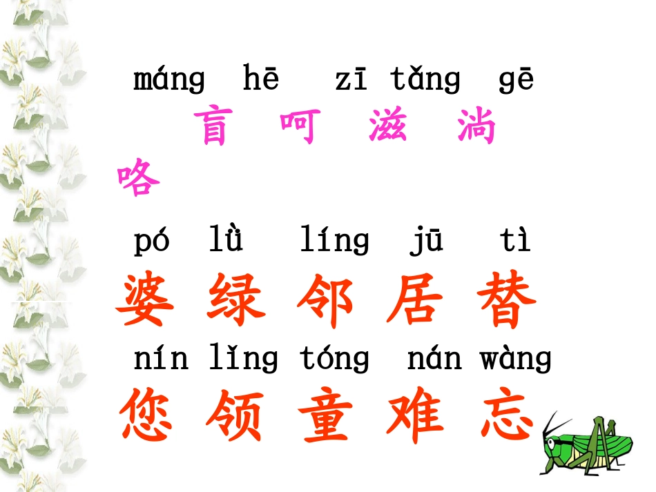 送给盲婆婆的蝈蝈_第3页