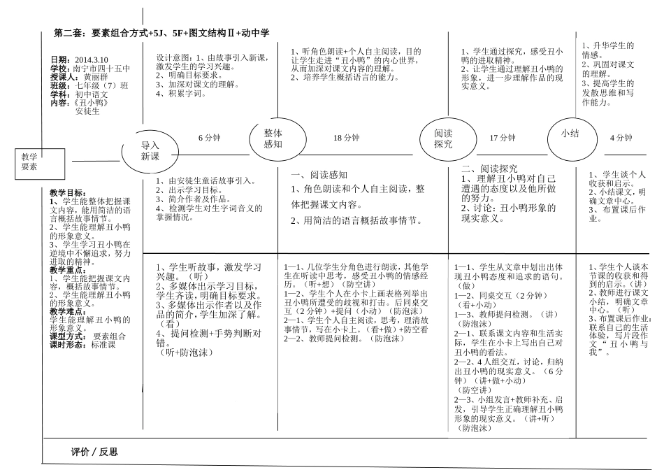 《丑小鸭》的教案_第1页