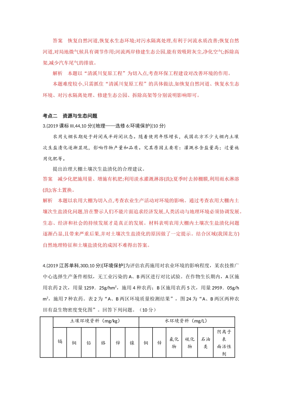 专题二十一环境保护_第2页