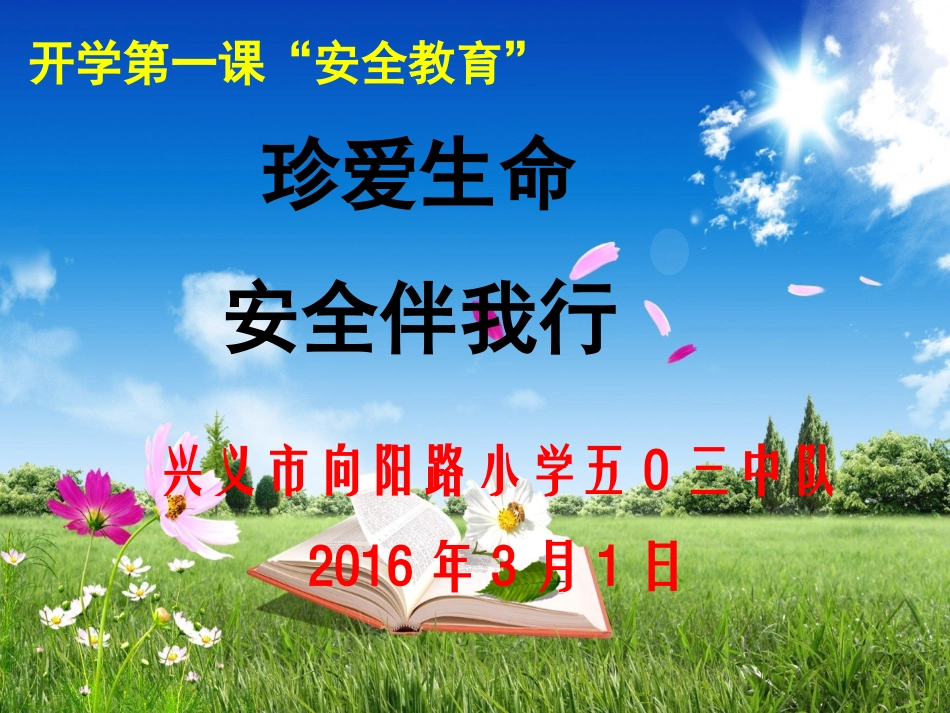 开学第一课安全教育班会课_第2页