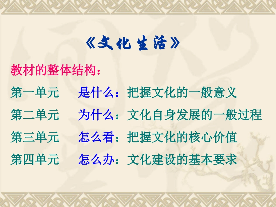 第一单元：文化与社会第1课-文化与生活第1框体味文化（共36张PPT）_第2页
