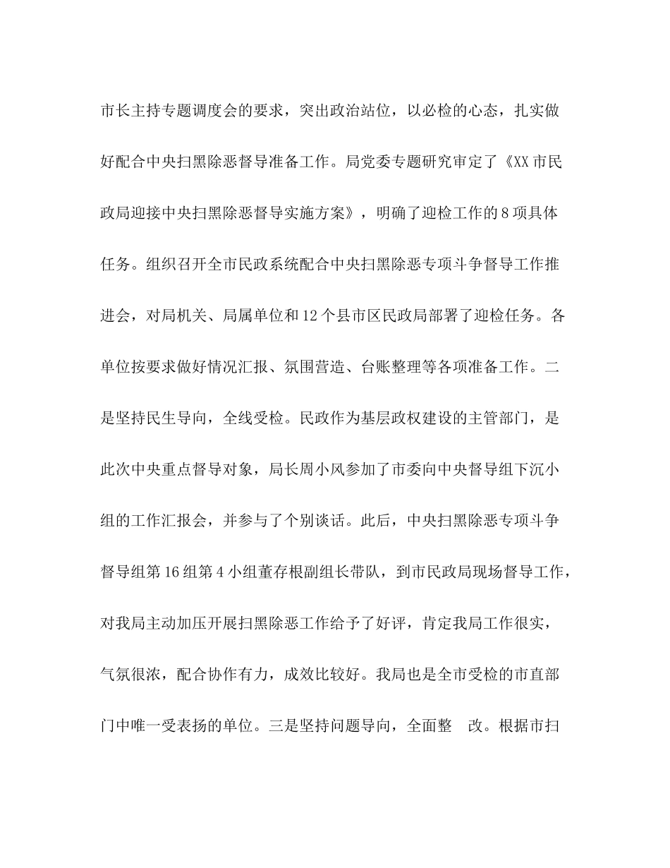 民政局扫黑除恶专项斗争半年工作总结_第3页