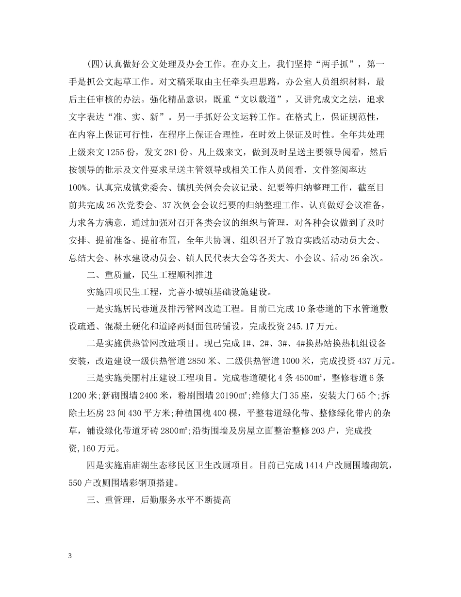 乡镇党政办公室总结_第3页