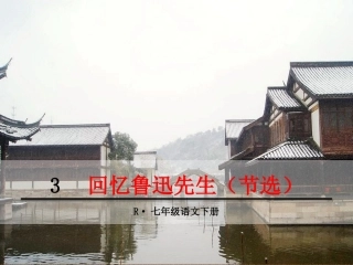 回忆鲁迅先生（节选） ()