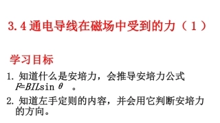 通电导线在磁场中受到的力习题1