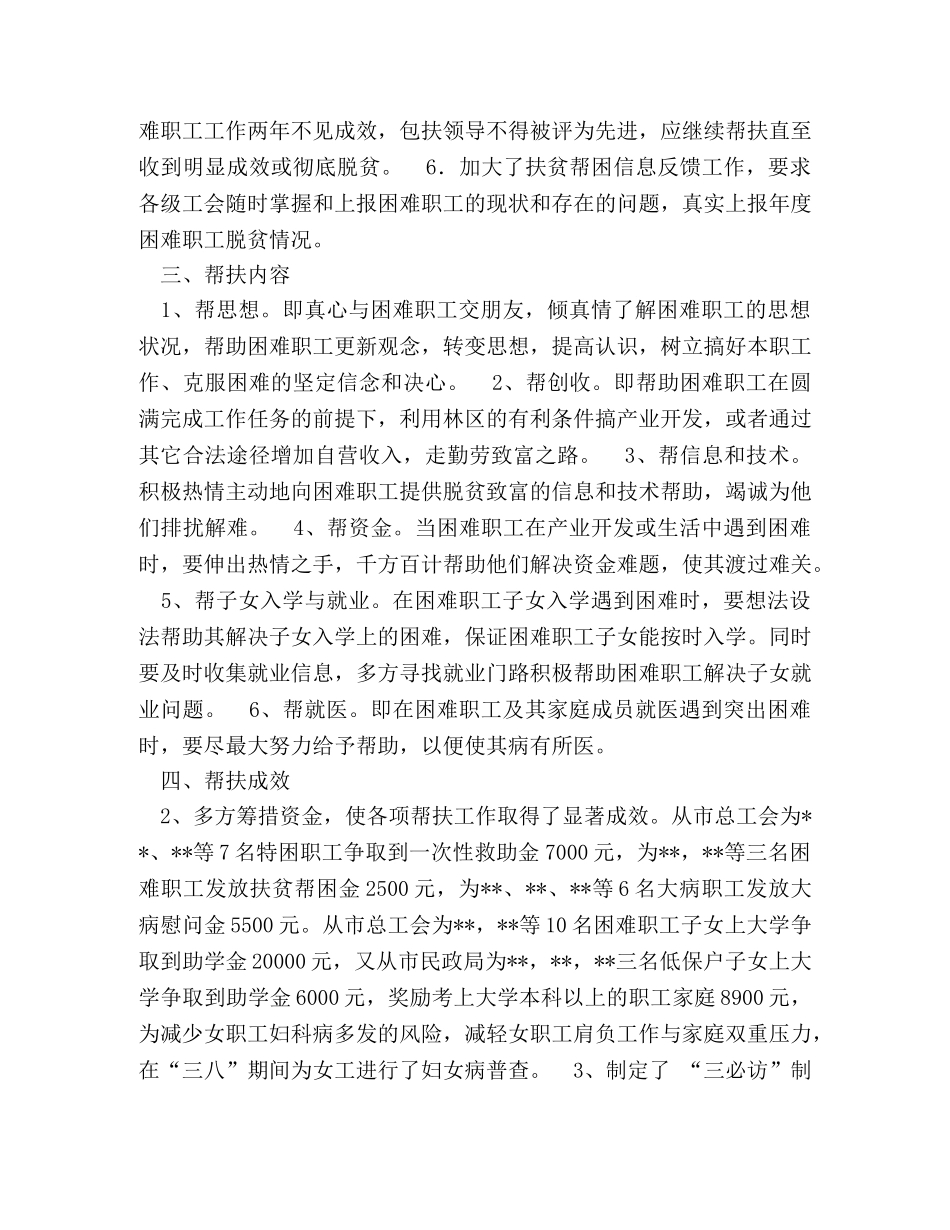 2020年上半年扶贫帮困工作总结 _第2页