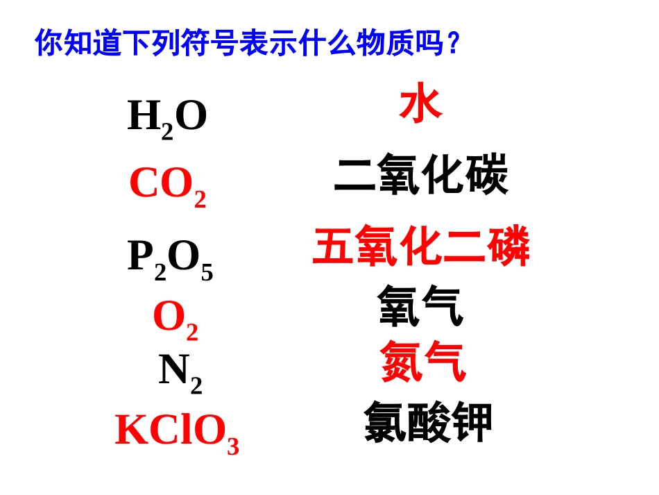 课题4化学式与化合价课件_第2页