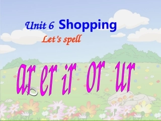 新版pep四年级下册unit6-shopping-A—Let's-spell