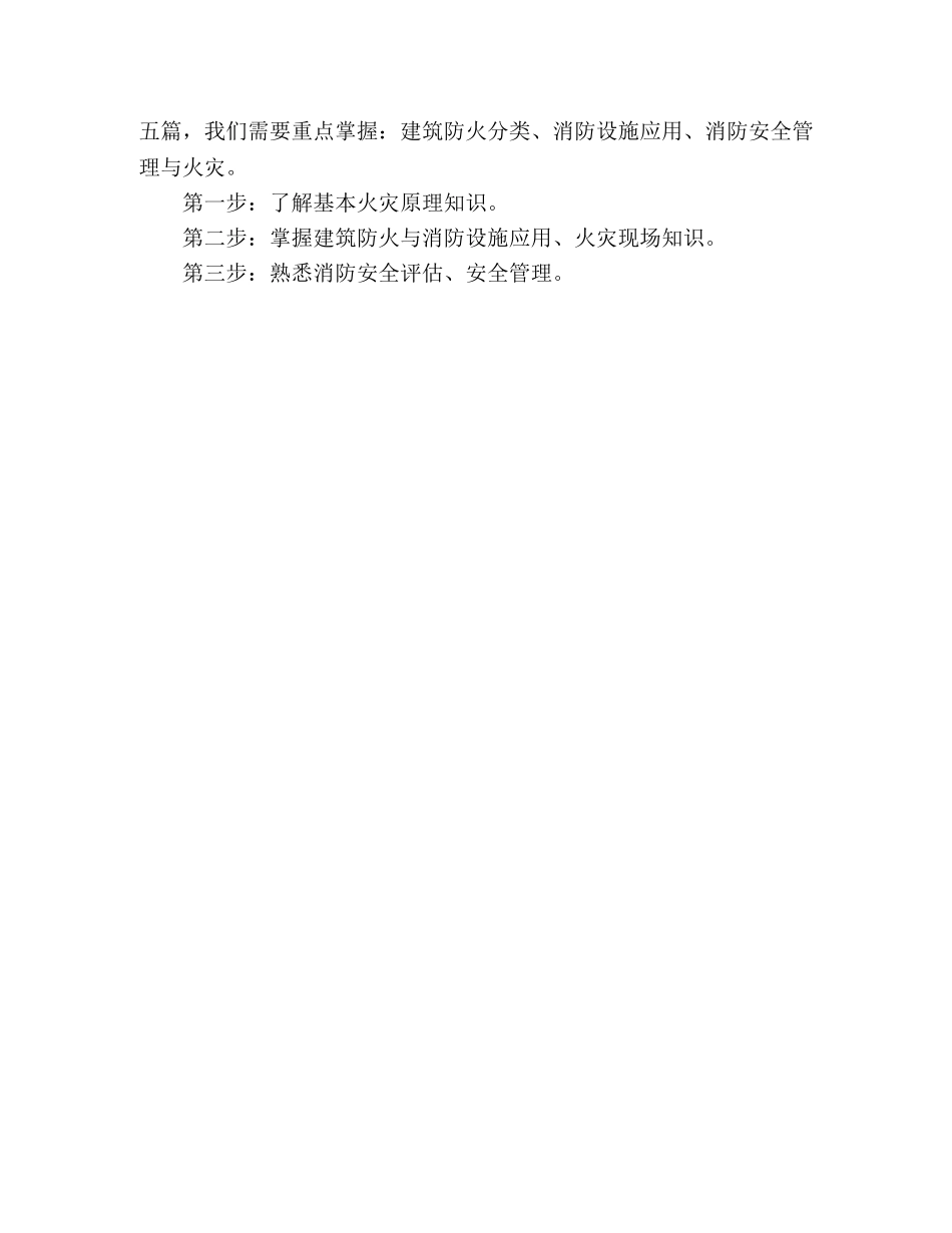 2020年一级消防工程师三科考试重点总结 _第2页