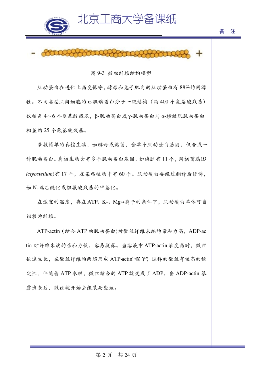 细胞生物学9细胞骨架_第2页