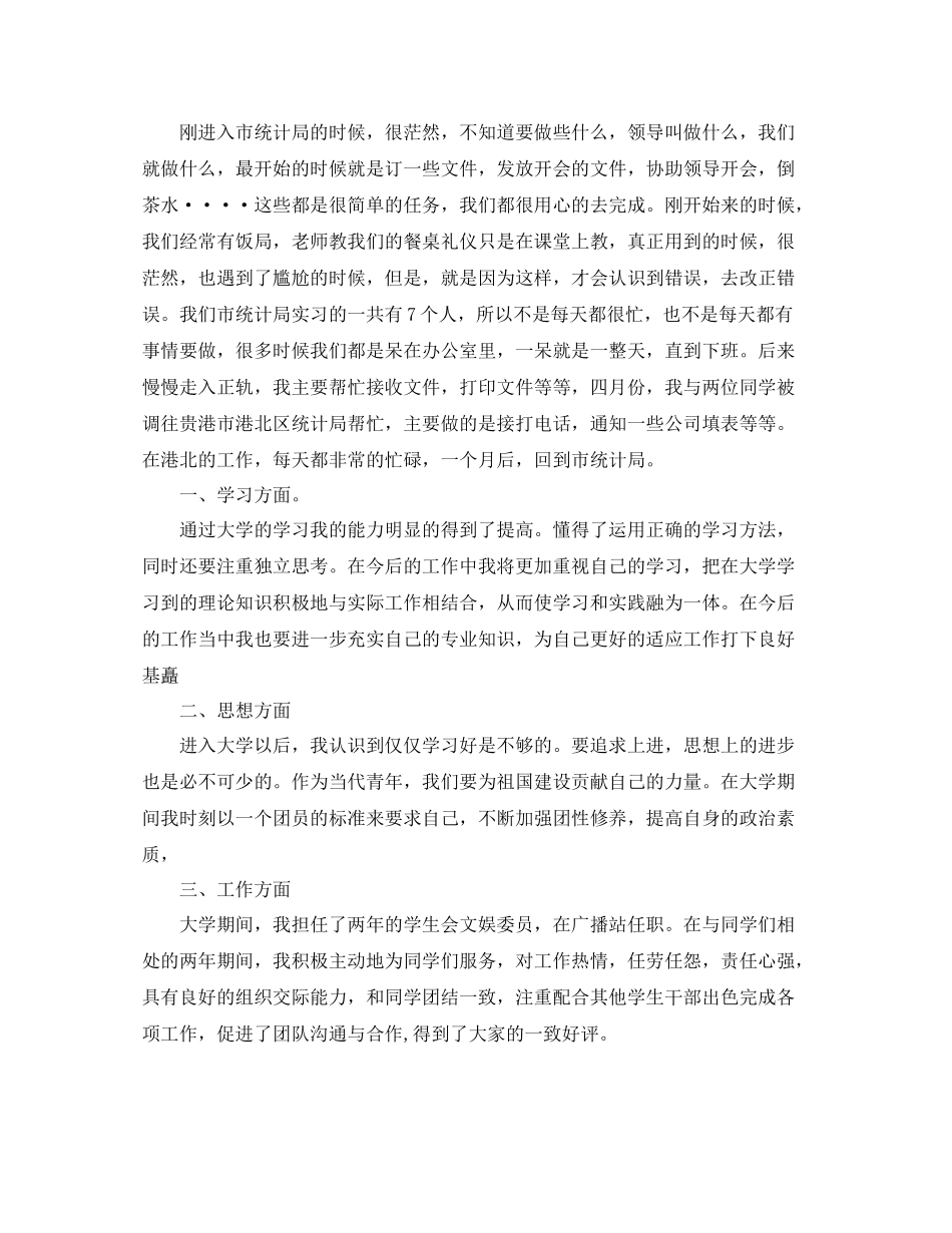 统计局年度个人工作总结_第3页