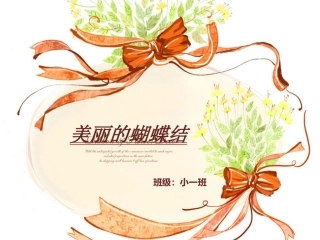 美丽的蝴蝶结