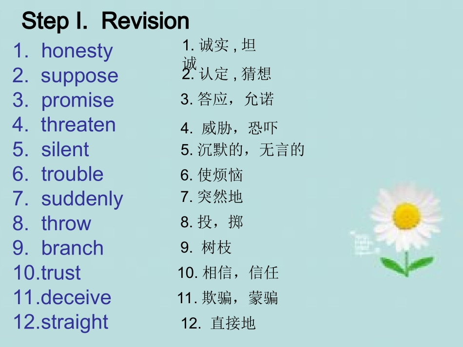 职高英语unit5_Honesty_第2页