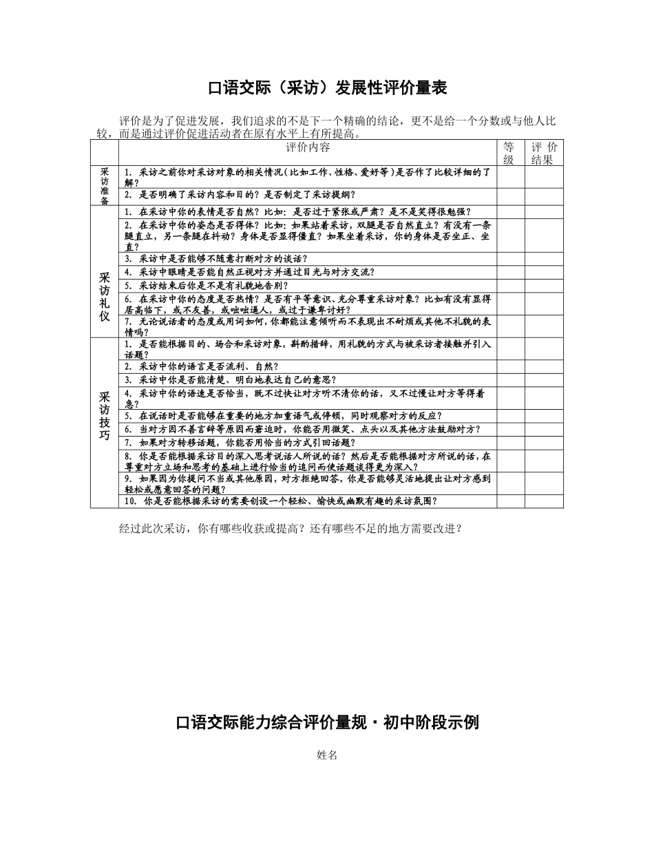 口语交际评价工具示例_第1页
