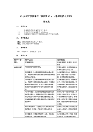 如何开发微课程_规范篇：微课的技术规范()