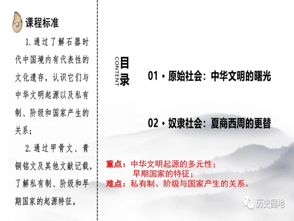 2020级高一第一课中华文明的起源与早期国家_第3页