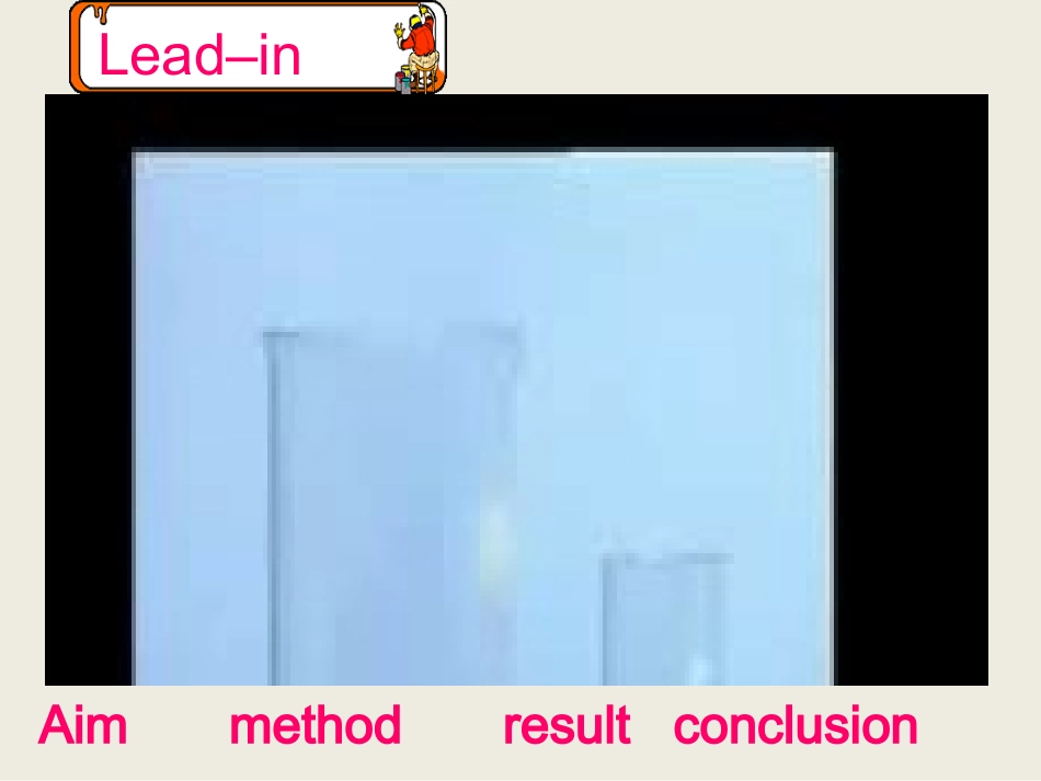 英语：Module_5《A_Lesson_in_a_Lab》课件(2)(外研版必修1)_第2页