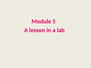 英语：Module_5《A_Lesson_in_a_Lab》课件(2)(外研版必修1)