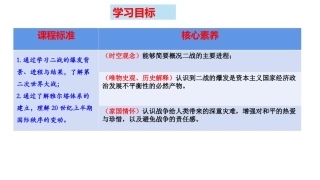 第17课第二次世界大战与战后国际秩序的形成-【新教材备课】2019-2020学年中外历史纲要·下同步备课精品(统编版)