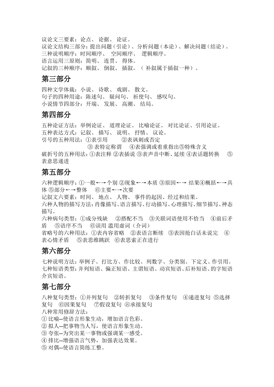 初中语文语法知识归纳_第3页