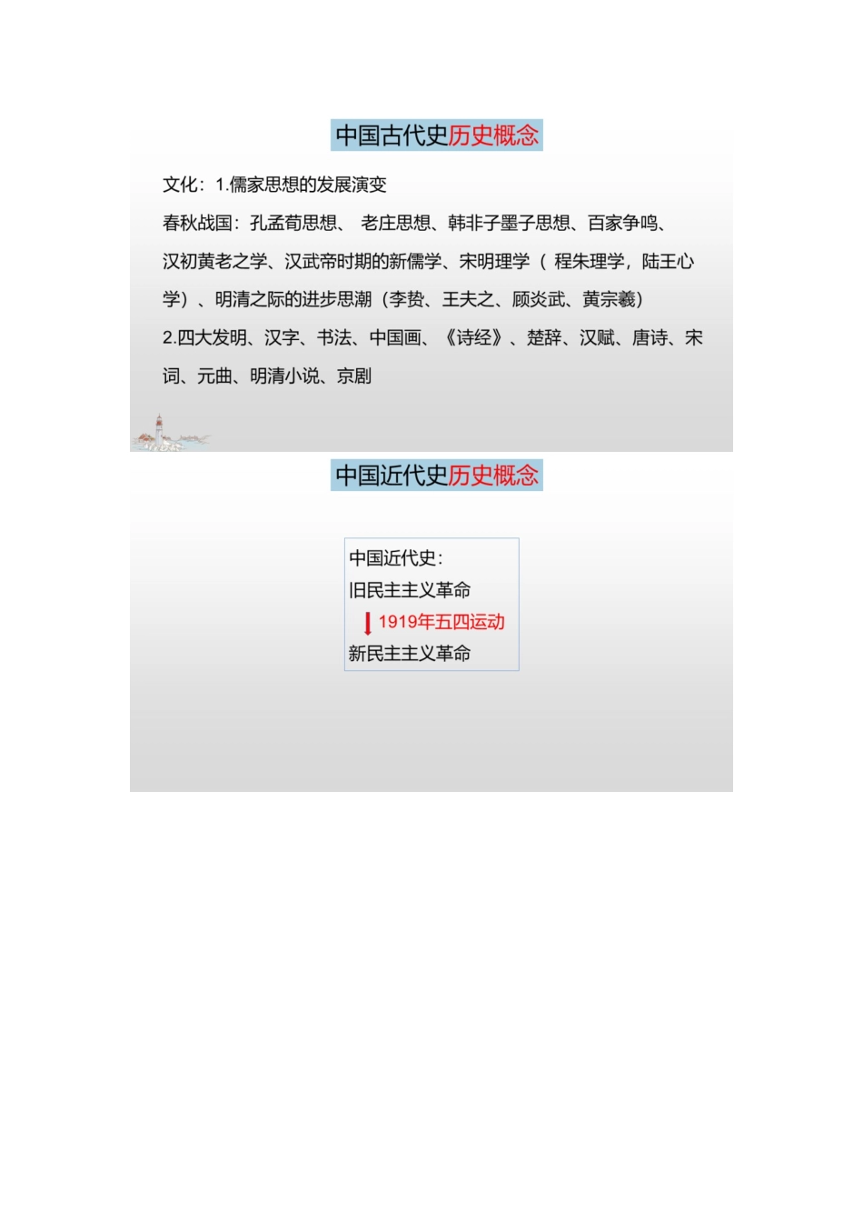 历史干货高中历史重要历史概念与时间梳理_第3页