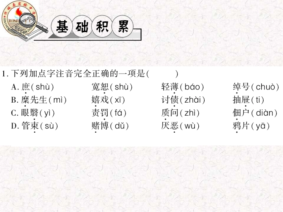 我的母亲（作业课件）_第2页