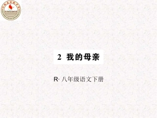 我的母亲（作业课件）