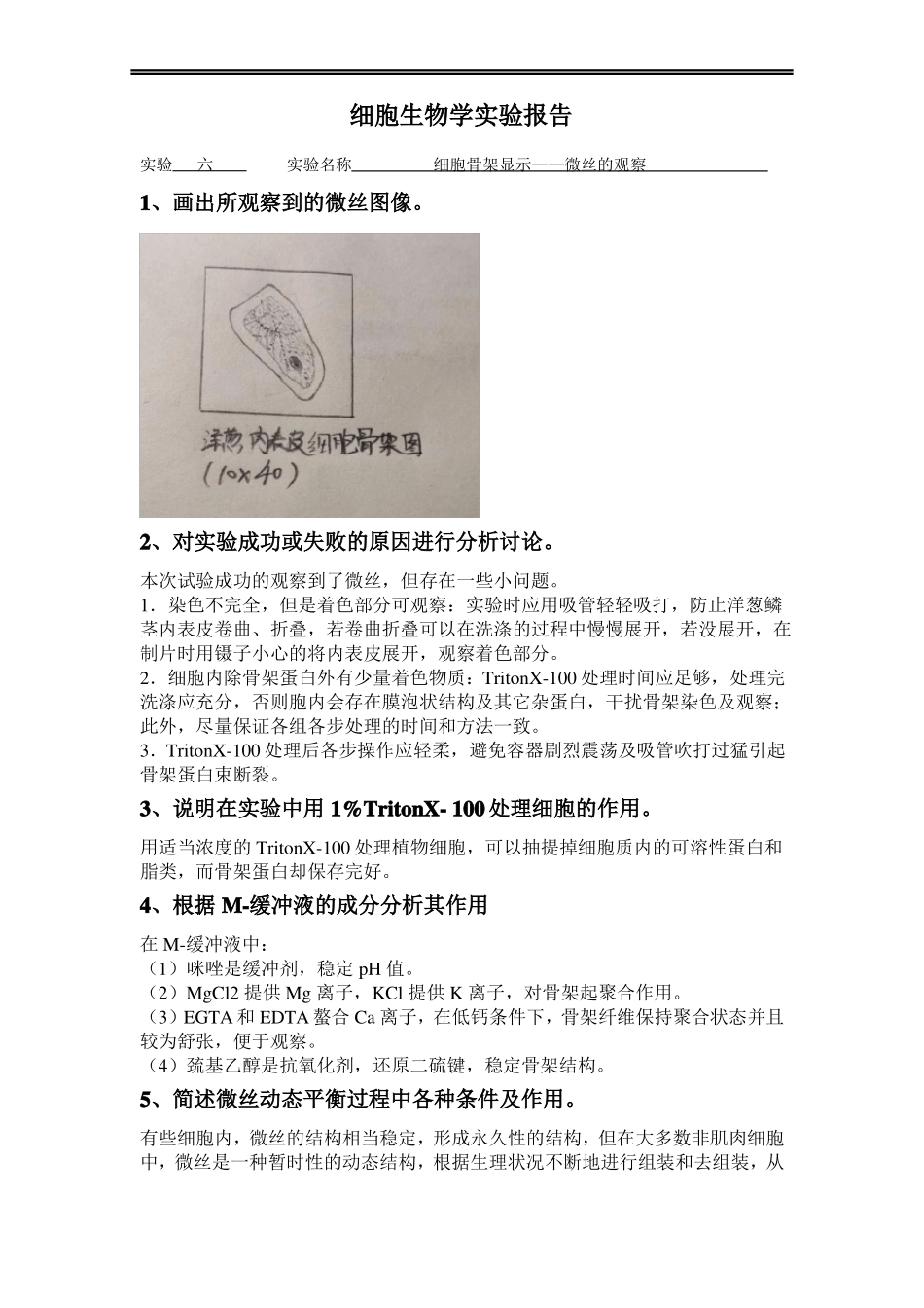 细胞生物学试验报告_第1页