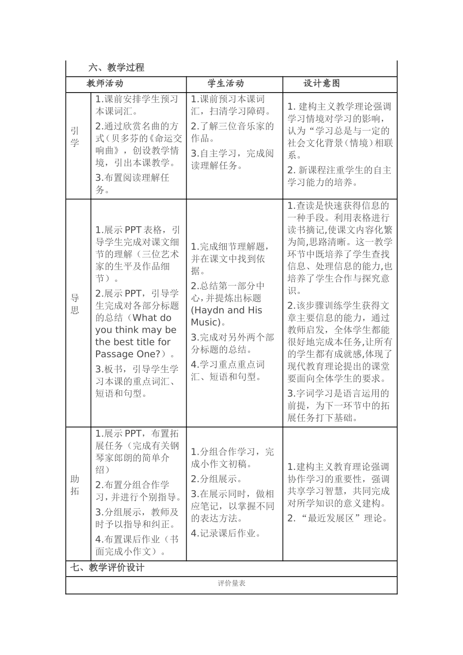 外研版高中《英语》必修二Module3Music_第2页