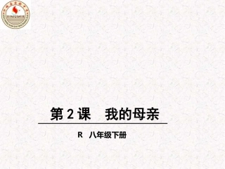 我的母亲(上课课件)