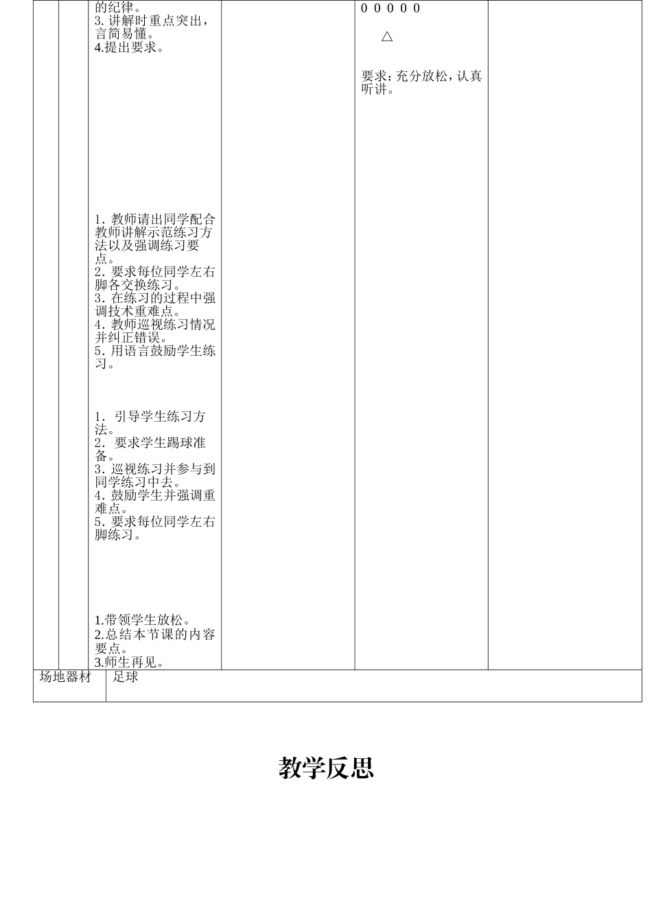 《足球—脚内侧踢地滚球技术》教学设计_范天勇_第3页