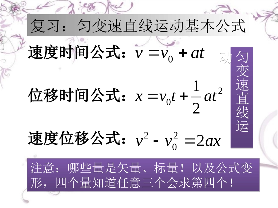 匀变速直线运动规律的研究_第2页