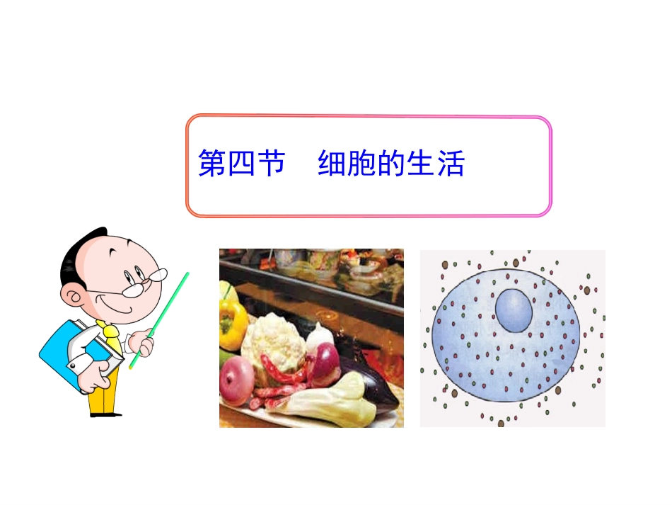 第四节++细胞的生活++++52_第1页