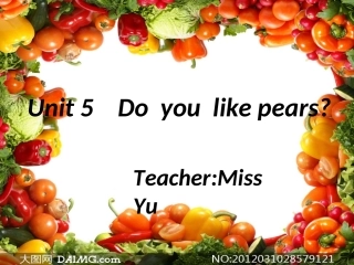 人教版三年级下unit5