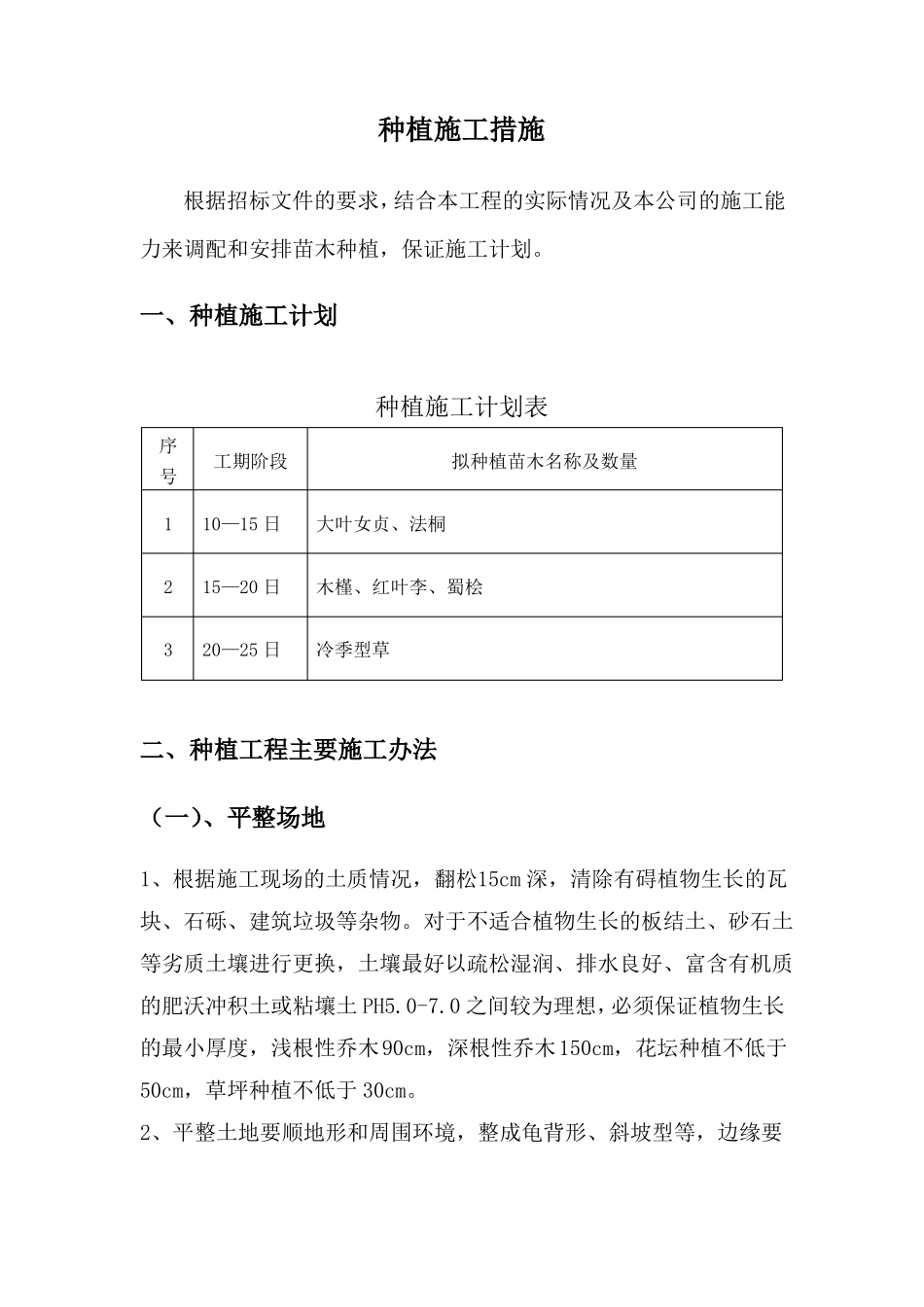 种植施工措施_第1页