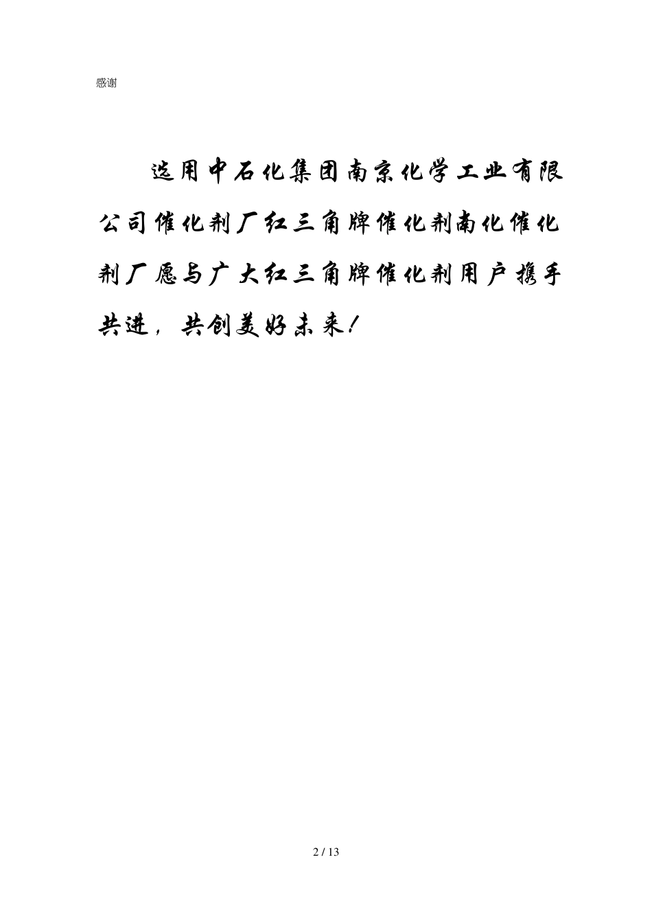 氨合成催化剂操作指导手册_第2页