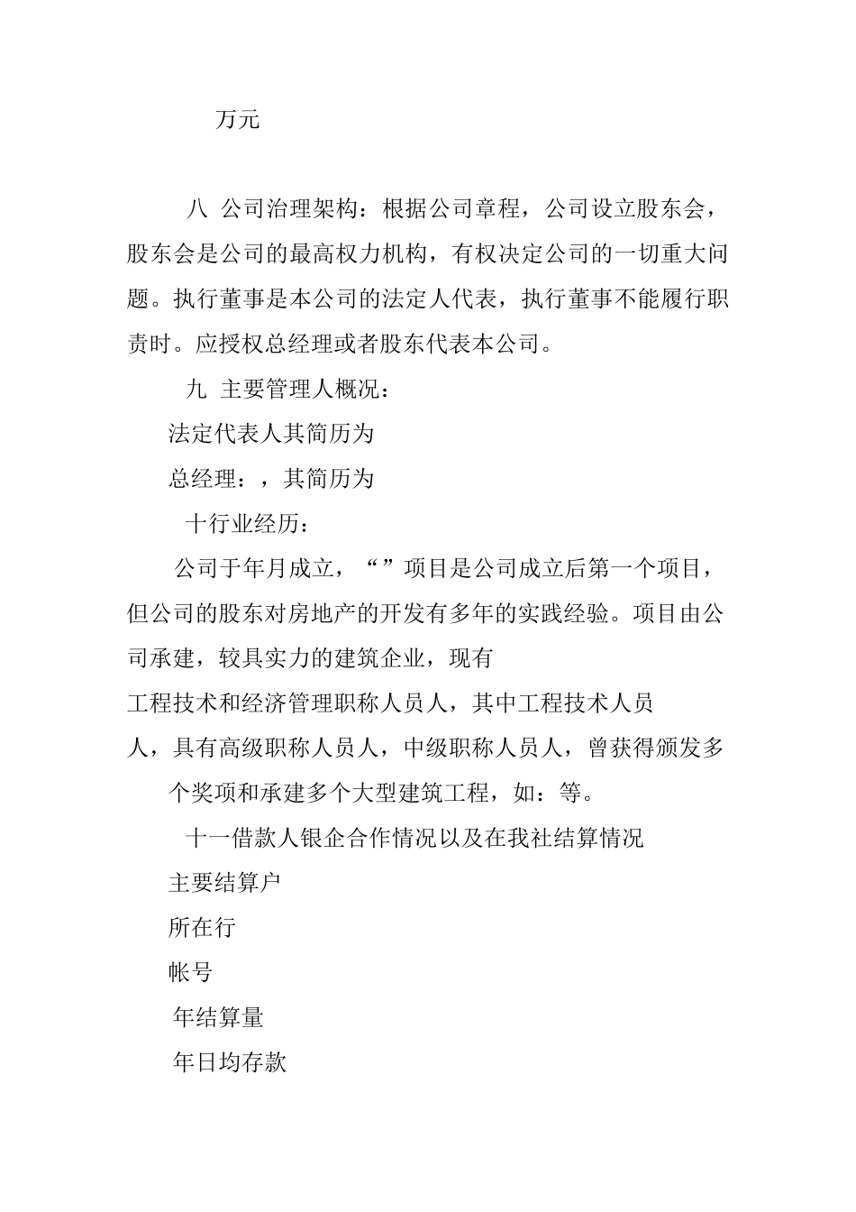 项目贷款申请书_1_第2页