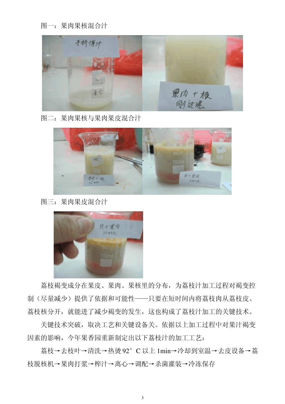 荔枝汁加工褐变的控制_第3页