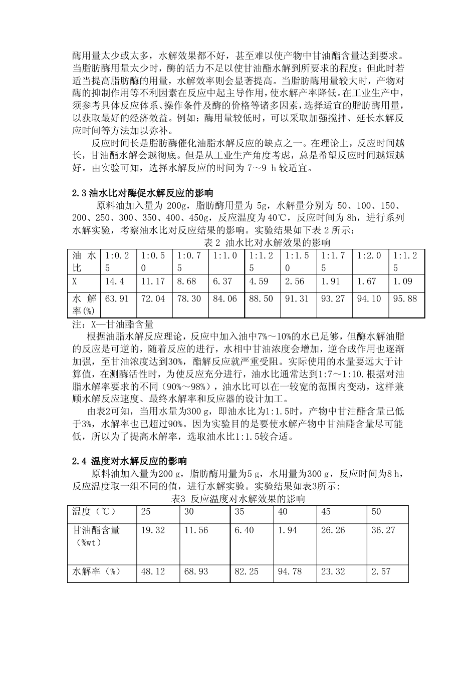 脂肪酶在油脂水解反应上的应1_第3页