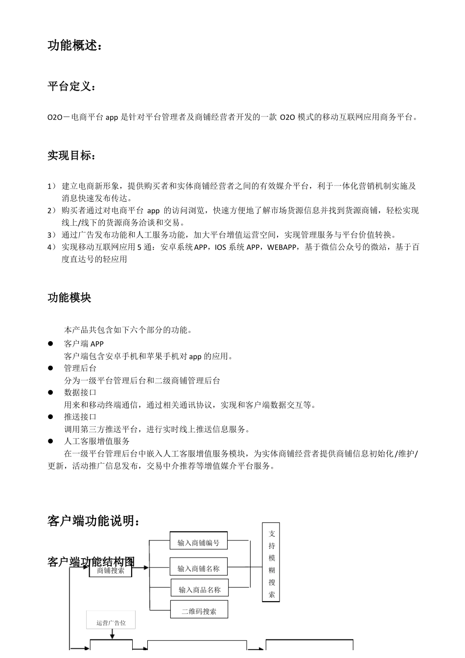 020-电商app平台功能框架模板_第2页