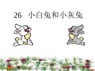 《小白兔和小灰兔》
