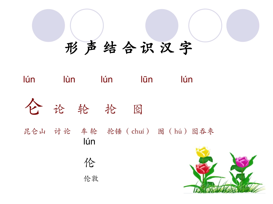 识字一_形声结合识汉字_第3页