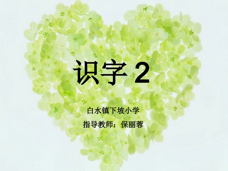 保丽蓉识字二课件1_第1页