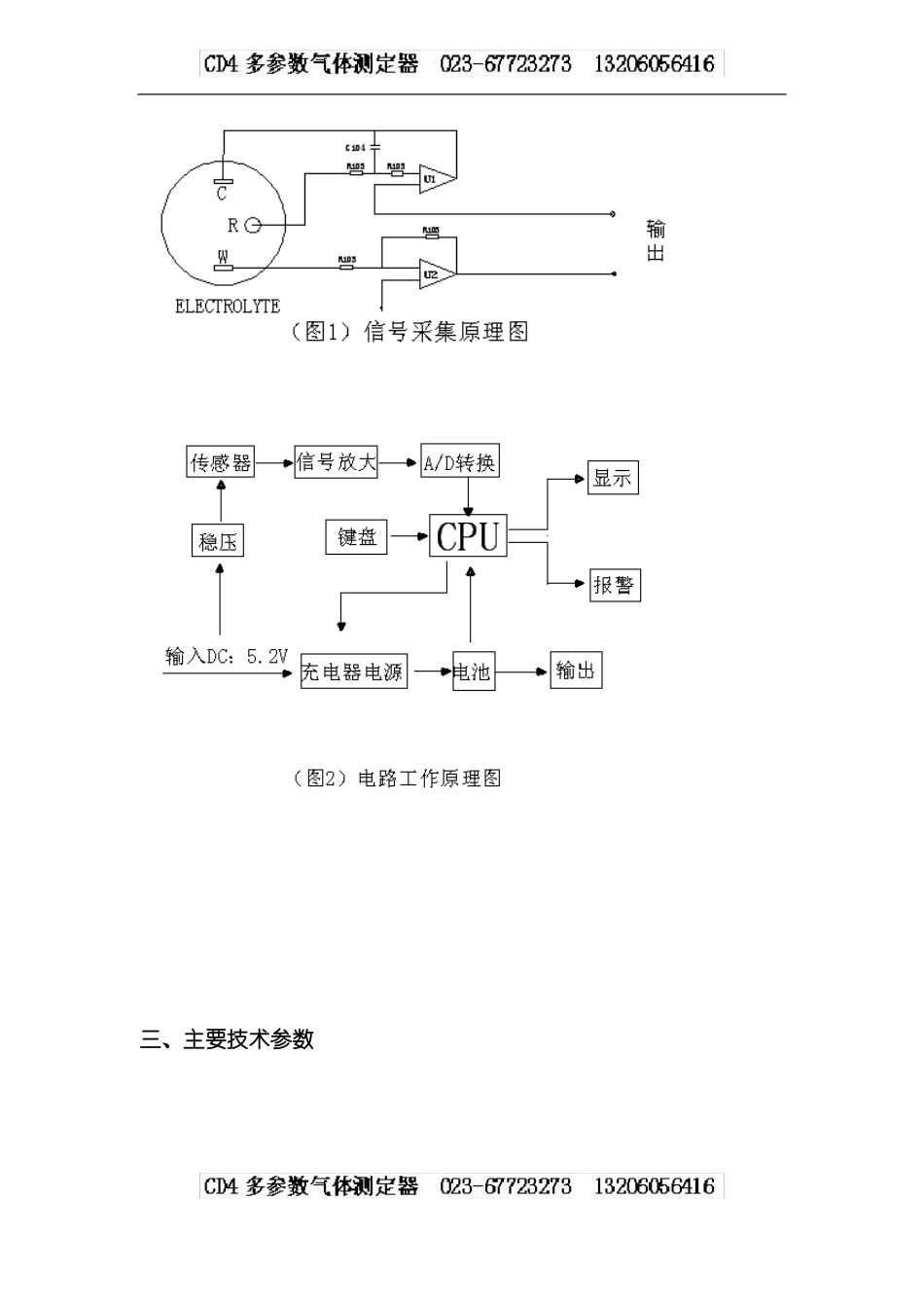 CD4多参数气体测定器-甲烷CH4一氧化碳CO氧气O2硫化氢H2S_第3页