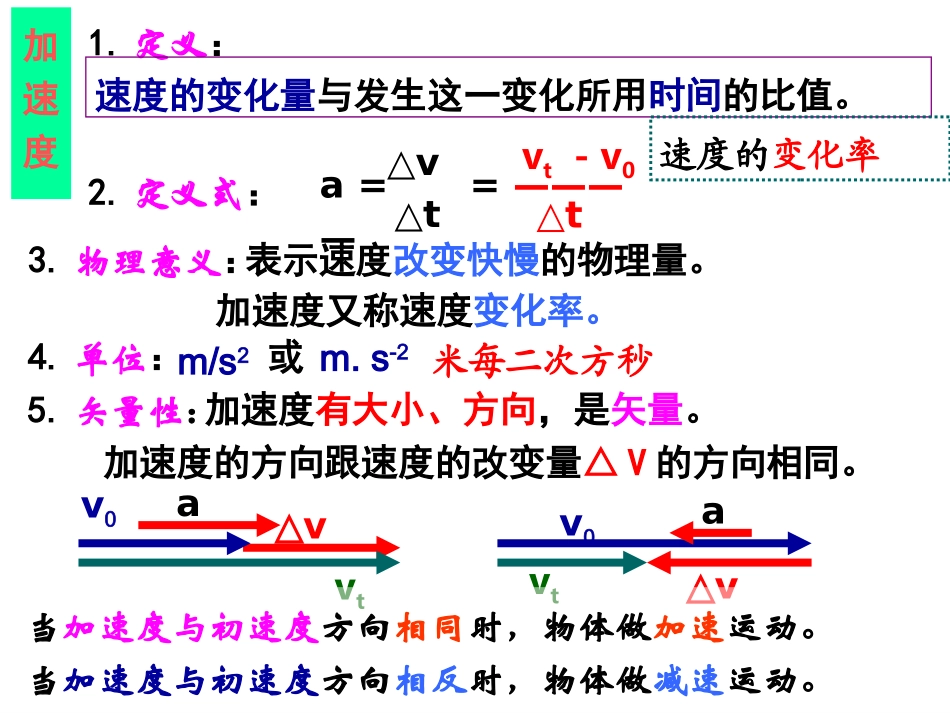加速度（上课）[来源：学优高考网1078784]_第3页