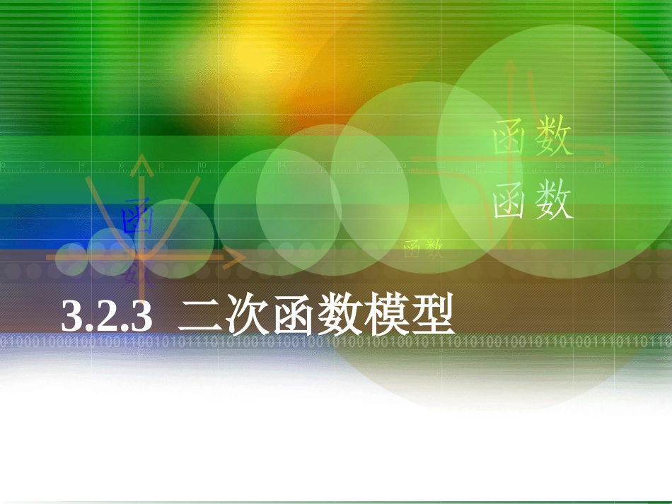 二次函数模型_第1页